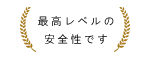 最高レベルの安全性です。